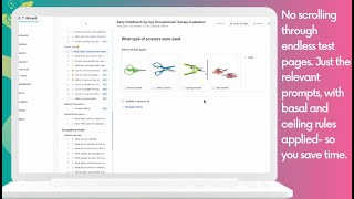O. T.  Wizard : Automated Evaluations for occupational therapists
