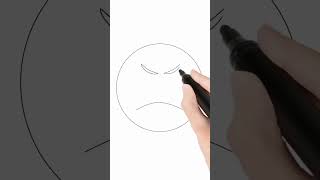 Creating the Angry Emoji Masterpiece 🎨😠 - #Shorts