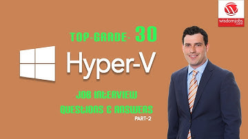 Hyper-V Interview Questions and Answers 2019 Part-2 | Hyper-V | Wisdom IT Services