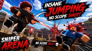 I Hit an INSANE Jumping No-Scope 😳 | Roblox Sniper Arena