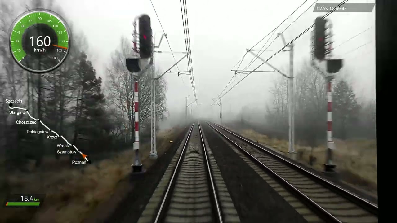 [Rearview] POZNAŃ→SZCZECIN -LK 351 po modernizacji