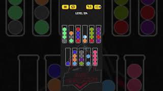 Ball Sort Puzzle | Level 124 | No Extra tube | Single Level