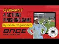 Germany  4 actions finishing game by julian nagelsmann