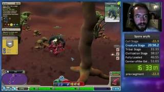 Spore any% in 49:37 Spore any% in 49:37