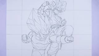🎁COMO DIBUJAR A VEGETA ULTRA EGO Y GOKU ULTRA INSTINTO [PASO A PASO]