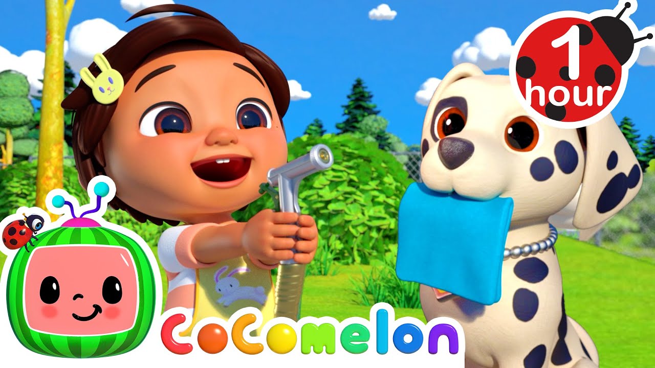 Fire truck wash song 1 hour compilation cocomelon nursery rhymes
