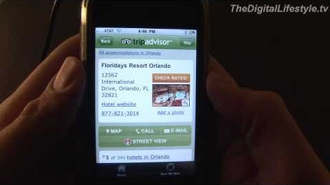 TripAdvisor for the iPhone Video Review