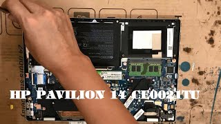 HP Pavilion 14 - ce0021TU Disassembly and fan cleaning Laptop repair