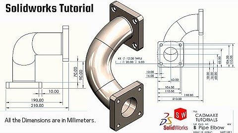 Mastering Elbow design in Solidworks: Step by Step Tutorial 