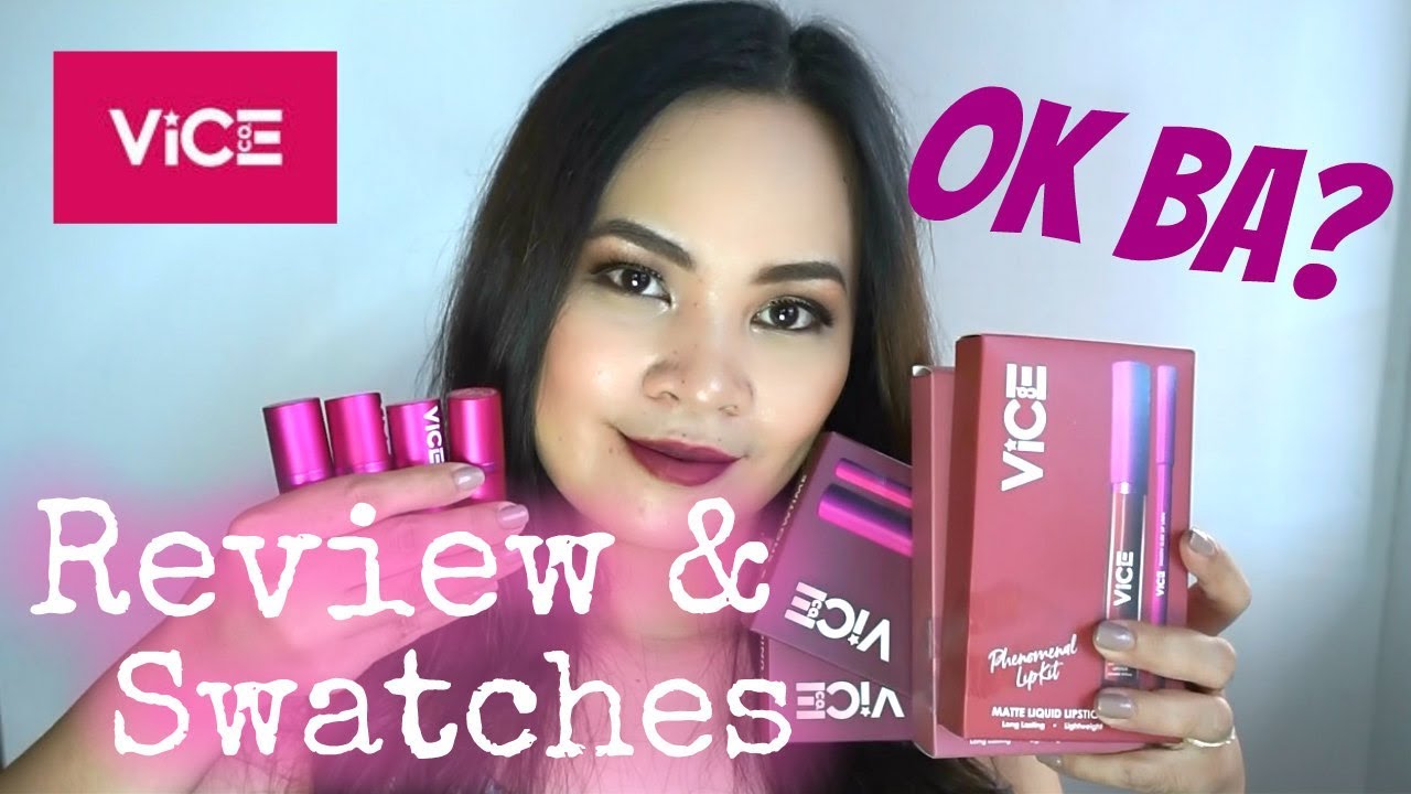 Vice Cosmetics Review & Swatches │Oneth's Life