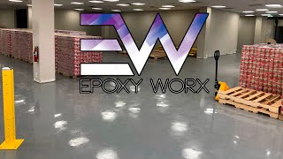 13,000 SQ Foot Commercial Space - Epoxy Floor Install