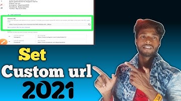 How To Enable Custom URL For YouTube channel in 2021//Custom url kaise banaye/How to set Custom URL