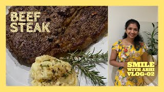 Beef steak | smile with abhi vlog 02 ...