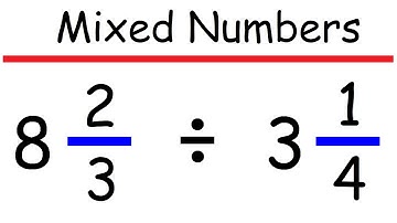 Dividing Mixed Numbers - Math