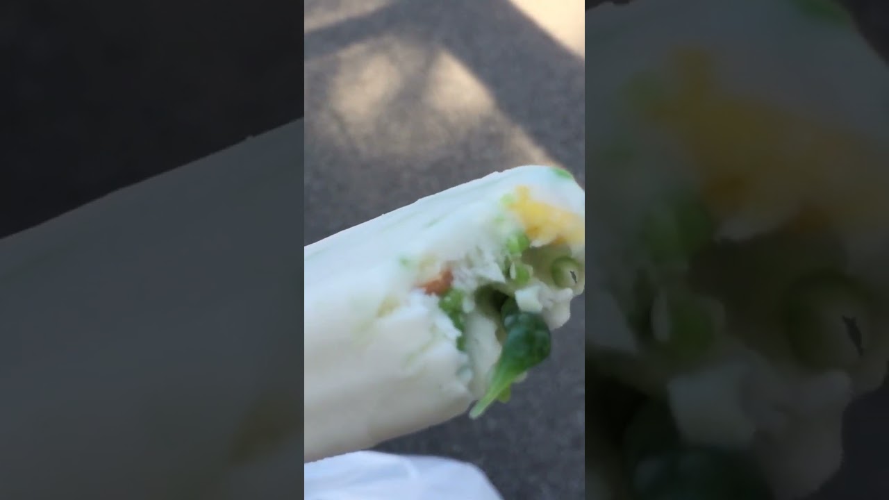 Азиатское Фруктовое мороженое. Asian fruit ice delicious.