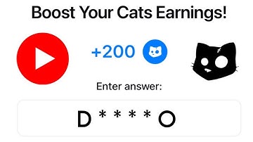 Boost Your Cats Earnings Answer Today | 2nd October Cats Video Code Today | Cats Airdrop Code Today