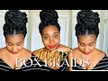 Easy Jumbo Box Braids | Step by Step (Elastic Band Method)