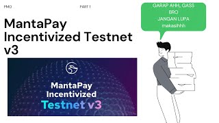 Testnet Manta V3 part 1