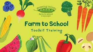 "I Tried Local..." Toolkit Training: Cooking in the Classroom