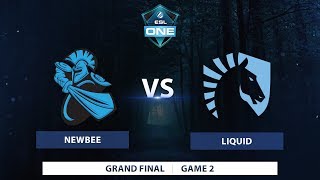 Liquid vs Newbee | Game 2 | Grand Finals ESL One Genting 2018