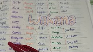 AYO TULIS NAMA KAMU DISINI! 🥰