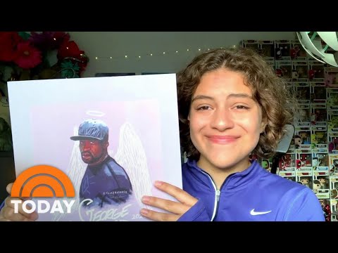 Meet The Young Artist Behind Iconic Portrait Of George Floyd | TODAY