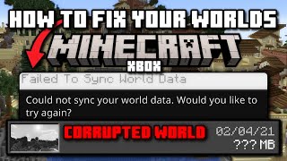 How To Fix Corrupted Minecraft Xbox Worlds! (26.13 / 2026)