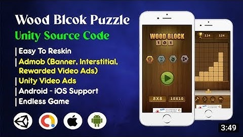 wood block puzzle unity game source code - unity asset