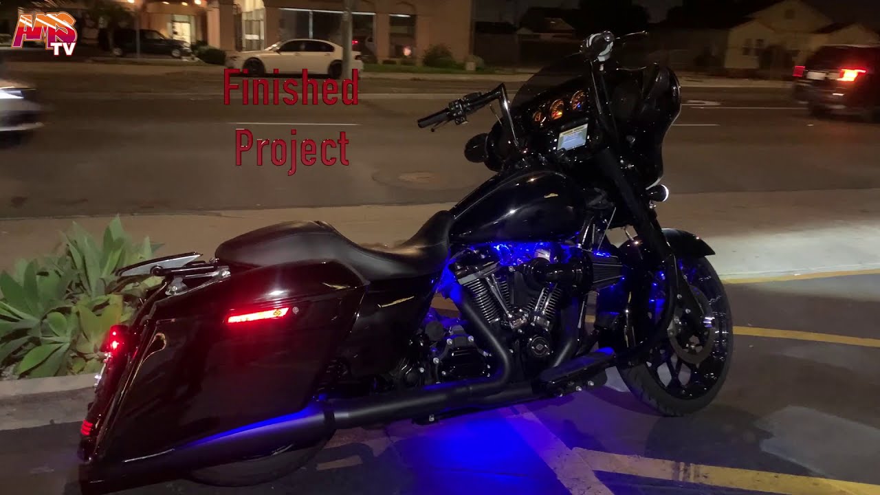 2021 Harley street glide with AMS signature Bagger Stereo project 1010