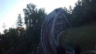 Mystic Timbers - Kings Island - Row 4 (4K HD POV) - June 2024