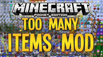 Minecraft PE 0.12.1 - Too Many Items Mod! - Gameplay and Review
