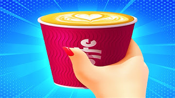 ☕ Coffee Master 3D 🥤 GAMEPLAY Levels 1-4 (Android, iOS)