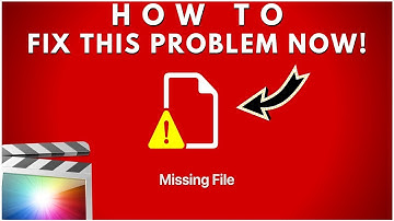 Missing Files SOLUTION FCPX! How To Fix