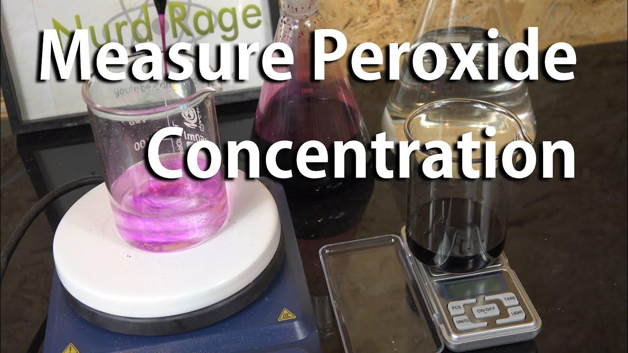 Find the Concentration of Hydrogen Peroxide by Titration YouTube