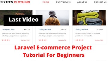 #14 Laravel E-commerce Project Tutorial For Beginners | Last Video