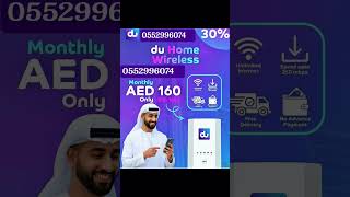 Wireless Internet Service provider in Dubai UAE Du High Speed WiFi Offer