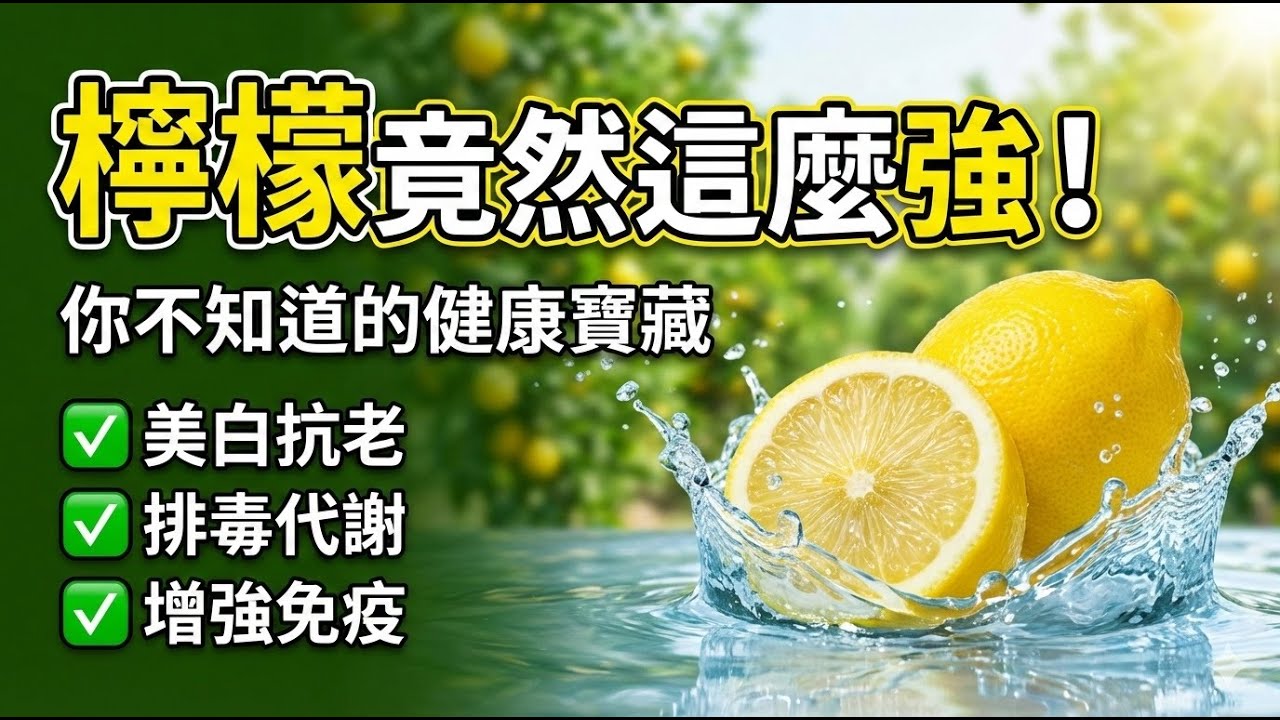 一顆檸檬藏10大功效！美白、排毒、防結石，這「靈魂成分」是關鍵