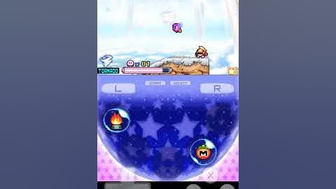 Kirby Squeak Squad ROM: Cushy Cloud levels 4 and 5