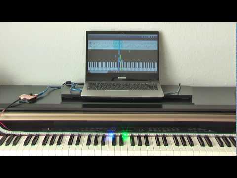 Testing my Midi-Visualizer with Synthesia