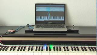 Testing my Midi-Visualizer with Synthesia