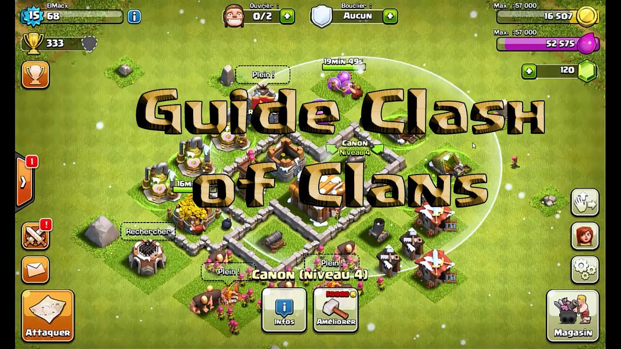 Clash Of Clan Comment Bien Debuter Guide Clash of Clans : Comment bien débuter le jeu [FR] - YouTube