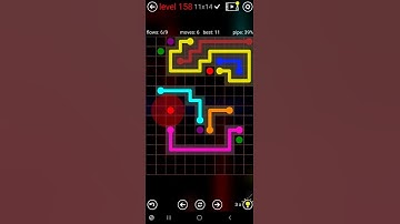 How To Solve Flow Free 11x14 Mega Mania Pack Level 158 Board Walk Through Solution Walkthrough