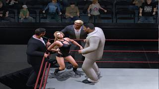 The Evolution Vs. Dirty Divas Bad Blood Tag Team Mixed Wrestling Wwe Smackdown Vs. Raw