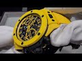 New Hublot Big Bang Unico Yellow Ceramic Ref. 441.CY.471Y.RX A very COOL looking watch