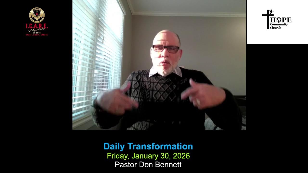 Daily Transformation - Live a life of Righteousness!