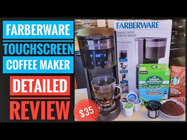 Farberware K-Cup and Brew Stainless and Black 201615 Coffee Maker Review -  Consumer Reports