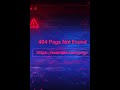 Why Does “404 Error” Exist? 😳 #404Error #TechFacts #InternetMystery