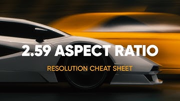 2.59:1 Aspect Ratio Cheat Sheet (Cinerama)
