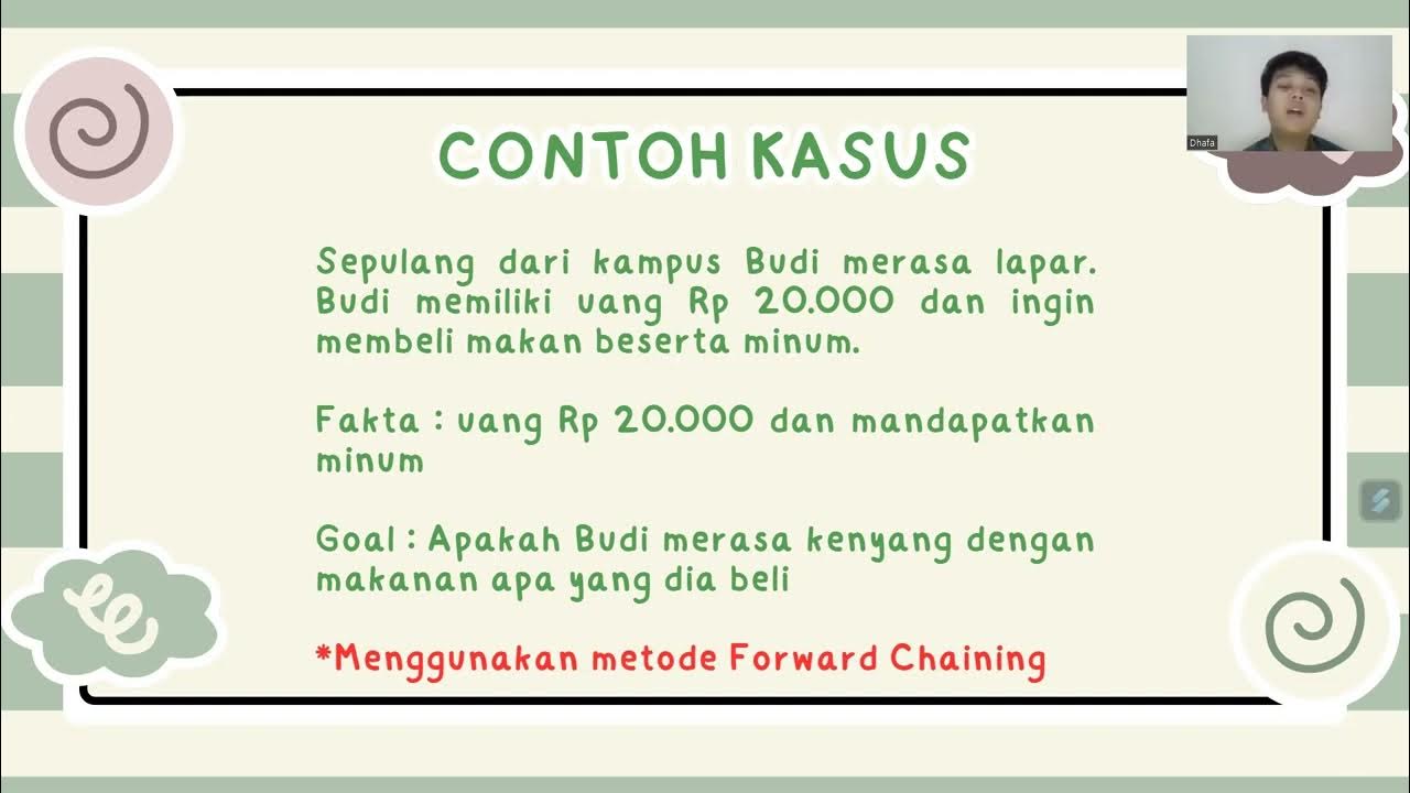 DEFINIS DAN CONTOH FORWARD CHAINING - YouTube