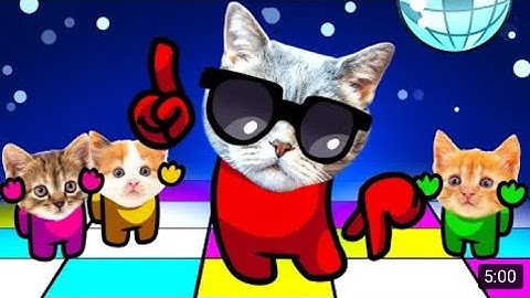 Among Us But it’s Impostor Cats - Distraction Dance animation meme